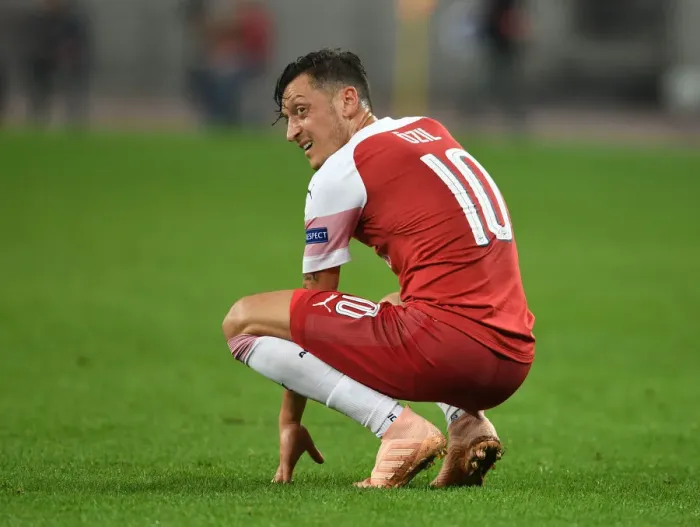 Framed Print : Mesut Ozil: Arsenal's Star Performance Against Qarabag in UEFA Europa League 2018-19 Framed Print : Mesut Ozil: Arsenal's Star Performance Against Qarabag in UEFA Europa League 2018-19