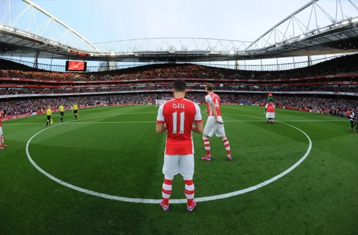 Framed Print : Mesut Ozil: Arsenal's Star Performer Shines Against Swansea City, Premier League 2014 / 15