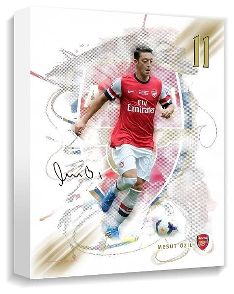 Mesut Ozil Canvas. This modern canvas design is sure to look good on any wall