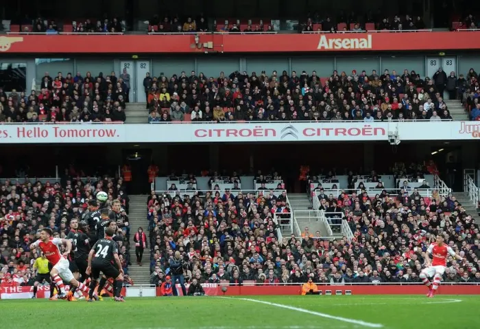 Framed Print : Mesut Ozil scores Arsenals 2nd goal. Arsenal 4: 1 Liverpool. Barclays Premier League Framed Print : Mesut Ozil scores Arsenals 2nd goal. Arsenal 4: 1 Liverpool. Barclays Premier League