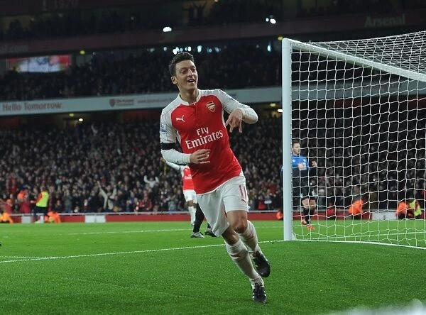 Mesut Ozil Scores Arsenal's Second Goal Against Bournemouth (2015-16)