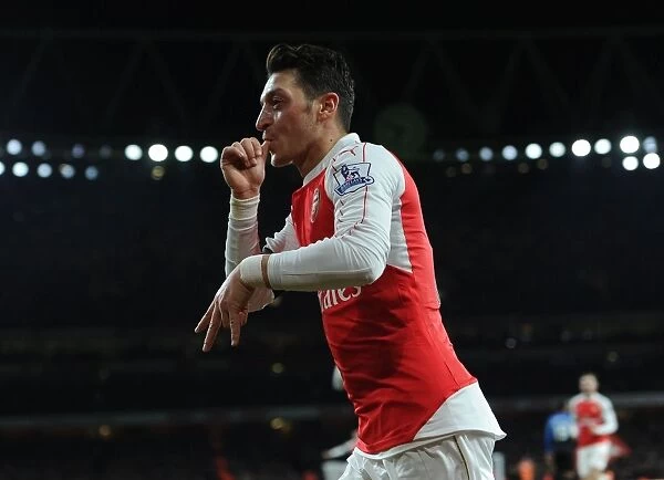 Mesut Ozil Scores Arsenal's Second Goal Against Bournemouth (2015-16)
