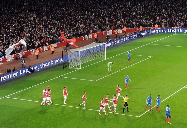 Mesut Ozil Scores Arsenal's Second Goal vs. Hull City (2013-14)