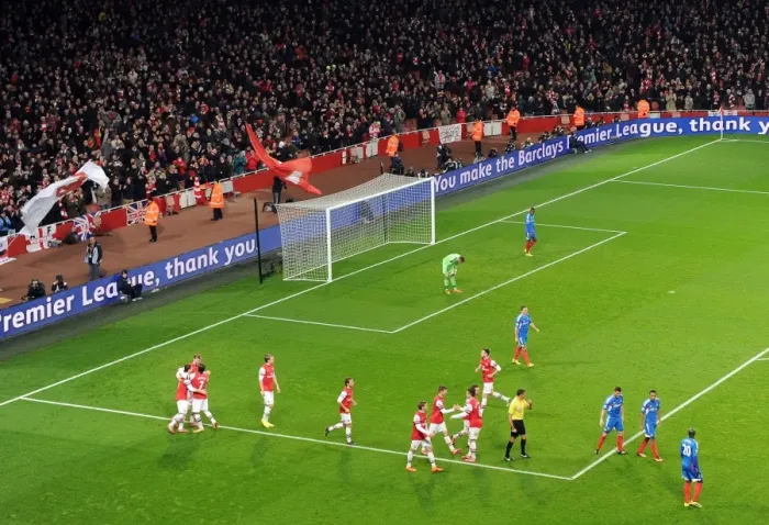 Framed Print : Mesut Ozil Scores Arsenal's Second Goal vs. Hull City (2013-14) Framed Print : Mesut Ozil Scores Arsenal's Second Goal vs. Hull City (2013-14)