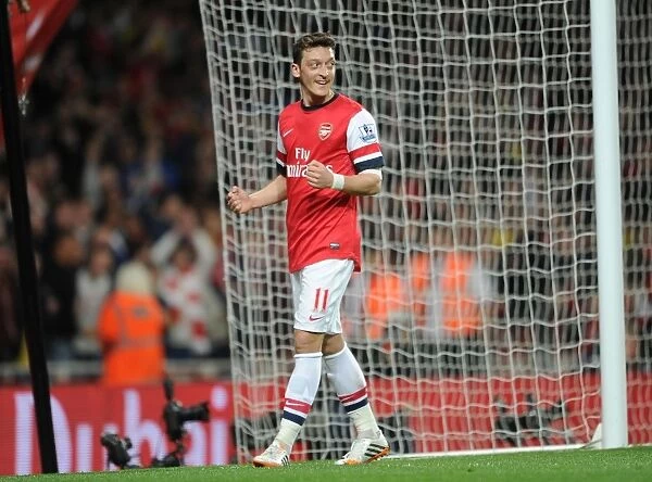 Mesut Ozil Scores Arsenal's Second Goal vs. Newcastle United (2013 / 14)