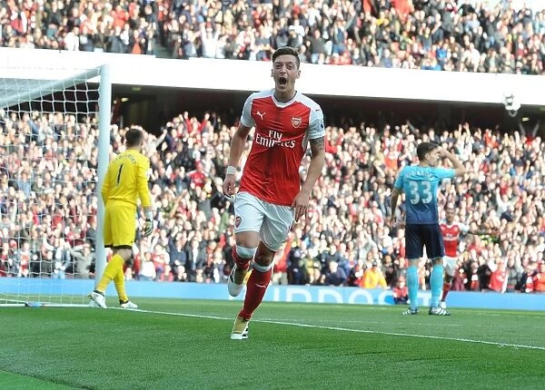 Mesut Ozil Scores the Decisive Goal: Arsenal's Triumph over Swansea City (Premier League 2016-17)