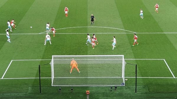 Mesut Ozil Scores First Goal: Arsenal vs. West Ham United, Premier League 2016-17
