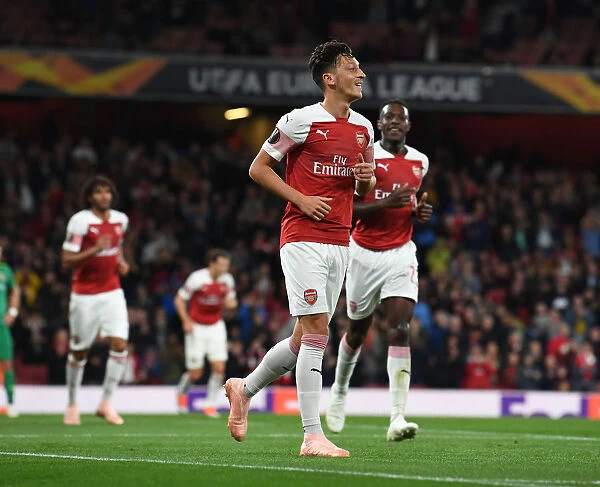 Mesut Ozil Scores Fourth Goal: Arsenal's Europa League Victory over Vorskla Poltava (2018-19)