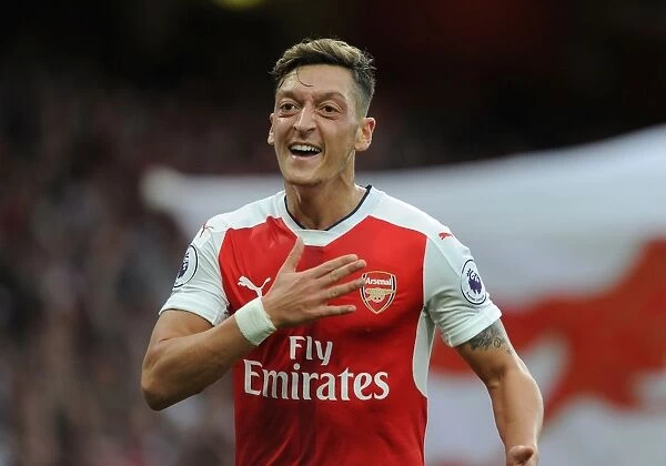 Mesut Ozil Scores the Game-Winning Goal: Arsenal's Victory Over Chelsea (2016-17)