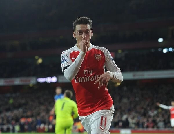 Mesut Ozil Scores His Second: Arsenal's Victory Over Bournemouth (2015-16)