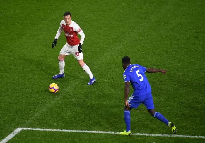 Framed Print : Mesut Ozil Shines: Arsenal Crushes Cardiff City (January 2019)