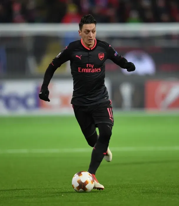 Framed Print : Mesut Ozil Shines: Arsenal's Europa League Victory over Ostersunds FK