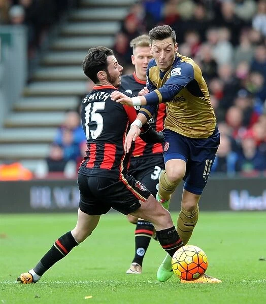 Mesut Ozil vs. Adam Smith: A Clash at The Vitality Stadium - Arsenal vs. Bournemouth (2015-16)
