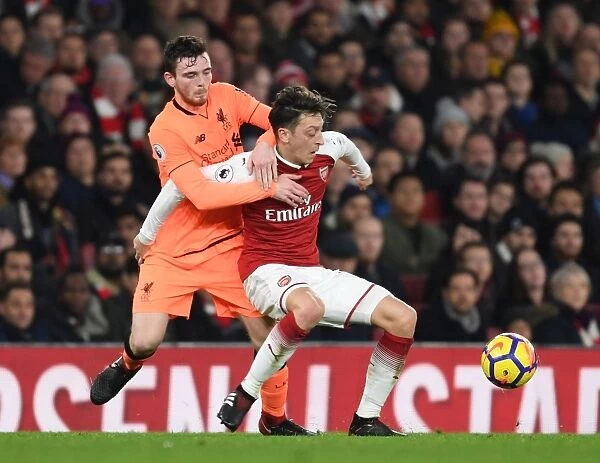 Mesut Ozil vs. Andrew Robertson: A Battle at the Emirates, Arsenal vs. Liverpool (2017-18)