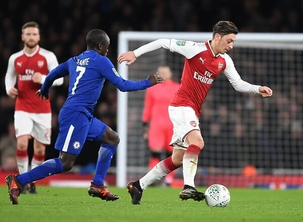 Mesut Ozil vs. N'Golo Kante: Clash of the Stars in Arsenal v Chelsea Carabao Cup Semi-Final
