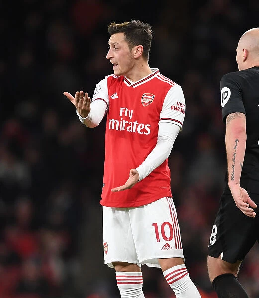 Mesut Ozil's Brilliant Performance: Arsenal Outshines Brighton & Hove Albion in Premier League Showdown (2019-20)