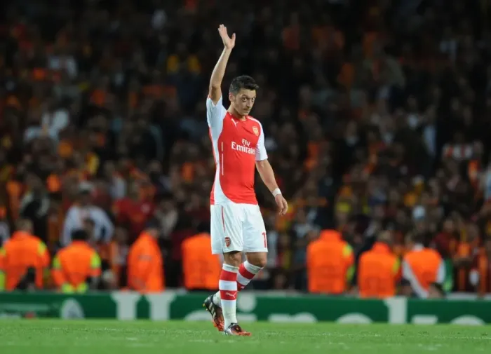 Framed Print : Mesut Ozil's Brilliant Performance: Arsenal FC Overpowers Galatasaray in 2014 Champions League Framed Print : Mesut Ozil's Brilliant Performance: Arsenal FC Overpowers Galatasaray in 2014 Champions League