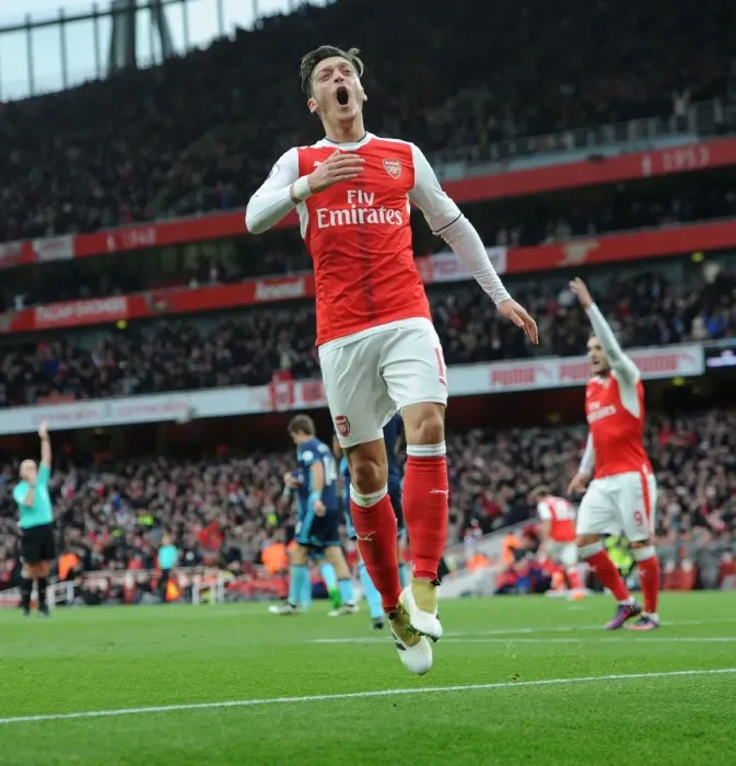 Framed Print : Mesut Ozil's Disallowed Goal: A Controversial Moment in Arsenal vs. Middlesbrough, 2016-17 Framed Print : Mesut Ozil's Disallowed Goal: A Controversial Moment in Arsenal vs. Middlesbrough, 2016-17