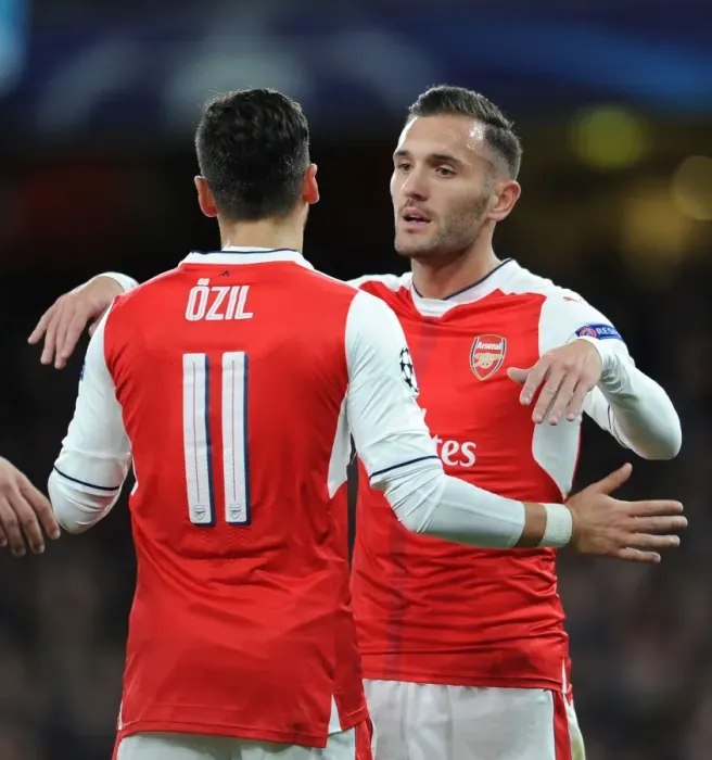 Framed Print : Mesut Ozil's Hat-Trick: Arsenal Crushes Ludogorets 6-0 in Champions League Framed Print : Mesut Ozil's Hat-Trick: Arsenal Crushes Ludogorets 6-0 in Champions League
