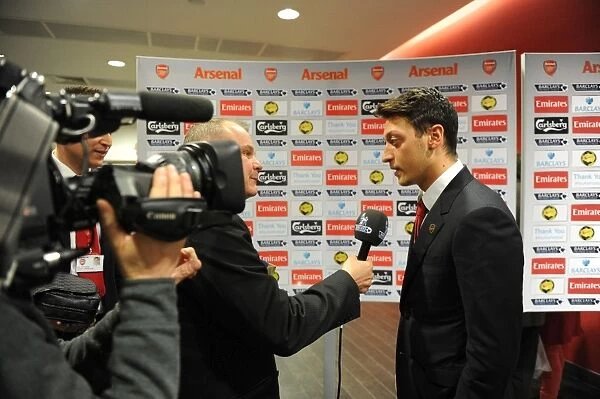 Mesut Ozil's Pre-Match Interview: Arsenal Star Ahead of Arsenal vs Fulham (2013-14)
