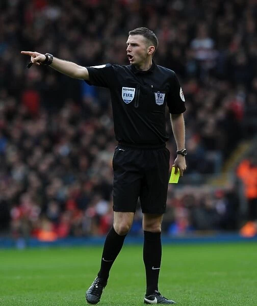 Michael Oliver Referees Liverpool vs Arsenal, Premier League 2013-14