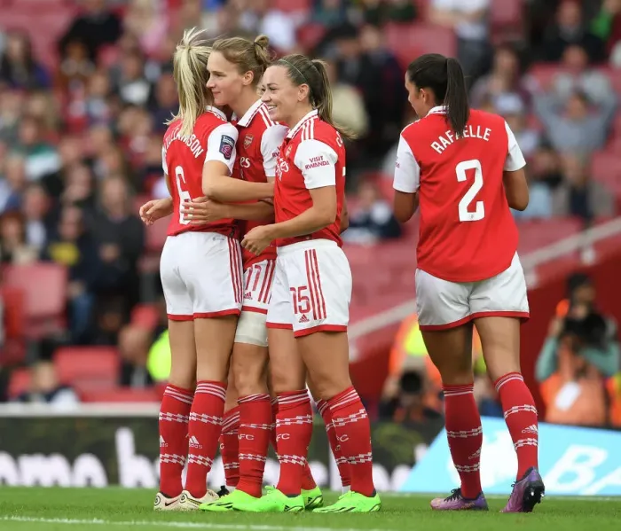 Framed Print : Miedema's Brace: Arsenal Women Triumph Over Tottenham Hotspur in Derby Showdown Framed Print : Miedema's Brace: Arsenal Women Triumph Over Tottenham Hotspur in Derby Showdown