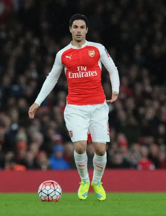 Framed Print : Mikel Arteta in Action: Arsenal vs. Sunderland, FA Cup 2015-16