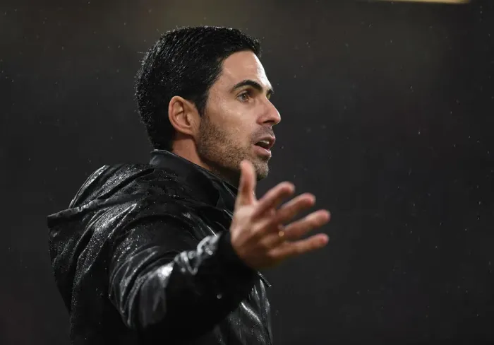 Framed Print : Mikel Arteta at AFC Bournemouth vs Arsenal FC, Premier League 2019-20