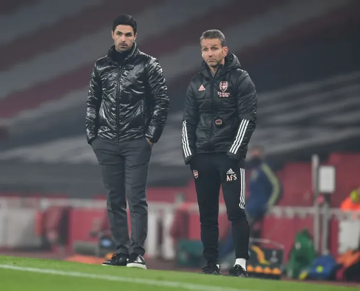 Framed Print : Mikel Arteta and Albert Stuivenburg: Leading Arsenal FC to Victory Against Molde FK at Emirates Stadium Framed Print : Mikel Arteta and Albert Stuivenburg: Leading Arsenal FC to Victory Against Molde FK at Emirates Stadium