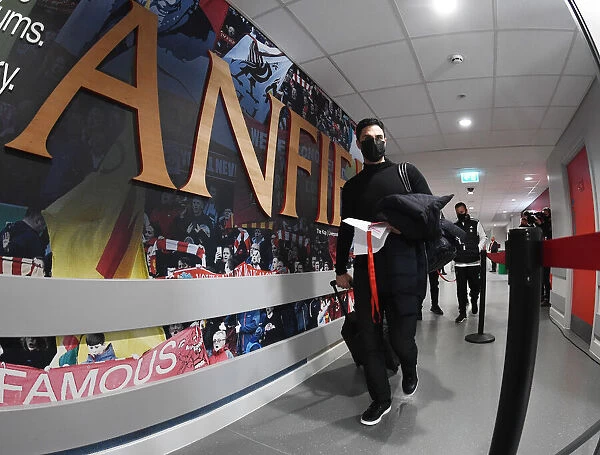 Mikel Arteta at Anfield: Arsenal's Carabao Cup Semi-Final Showdown Against Liverpool