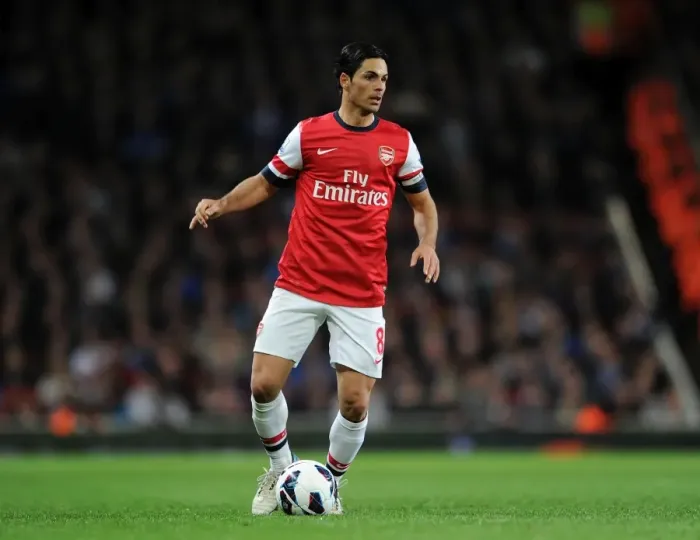 Framed Print : Mikel Arteta (Arsenal). Arsenal 0: 0 Everton. Barclays Premier League. Emirates Stadium, 16 / 4 / 13 Framed Print : Mikel Arteta (Arsenal). Arsenal 0: 0 Everton. Barclays Premier League. Emirates Stadium, 16 / 4 / 13