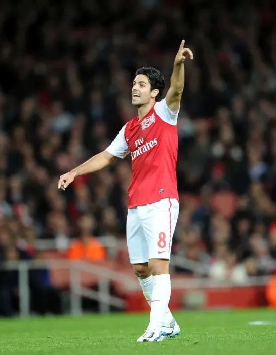 Framed Print : Mikel Arteta (Arsenal). Arsenal 0: 0 Marseille. UEFA Champions League. Group F Framed Print : Mikel Arteta (Arsenal). Arsenal 0: 0 Marseille. UEFA Champions League. Group F