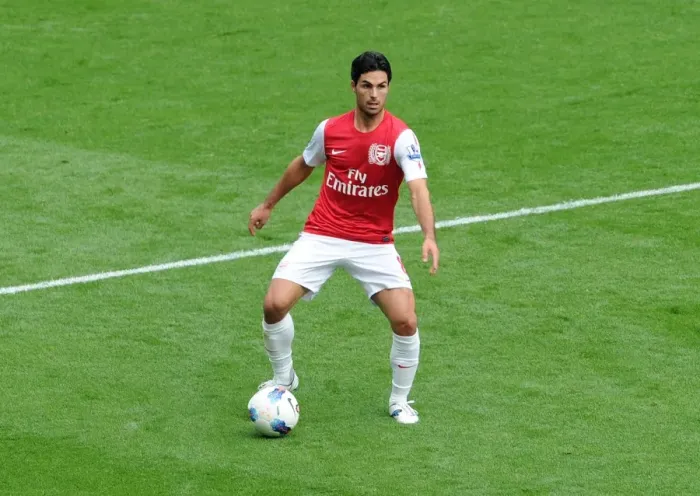 Framed Print : Mikel Arteta (Arsenal). Arsenal 2: 1 Sunderland. Barclays Premier League