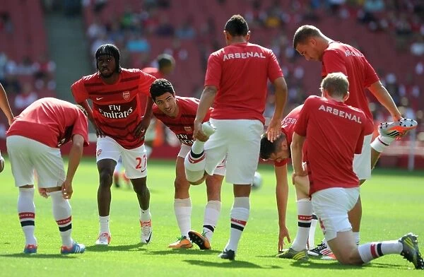 Mikel Arteta (Arsenal). Arsenal 6: 1 Southampton. Barclays Premier League