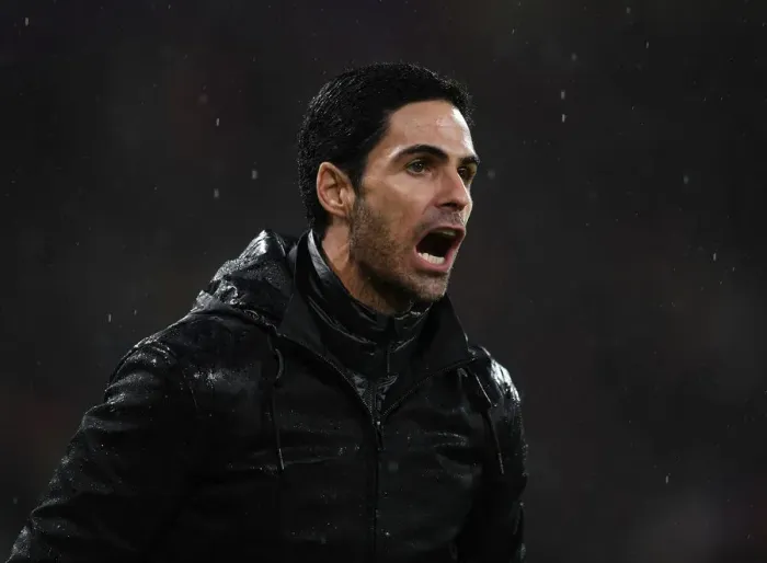 Framed Print : Mikel Arteta: Arsenal Head Coach in Action at AFC Bournemouth vs Arsenal FC, Premier League 2019-20
