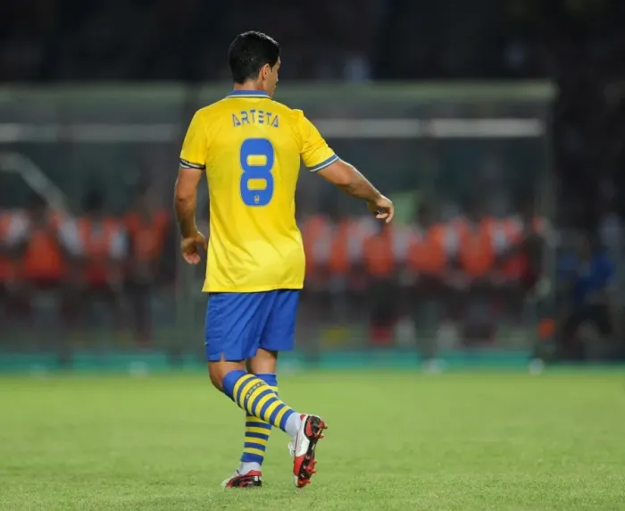Framed Print : Mikel Arteta (Arsenal). Indonesia Dream Team 0: 7 Arsenal. Pre Season Friendly. Arsenal