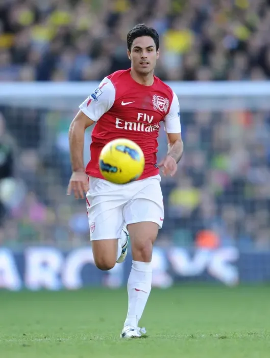 Framed Print : Mikel Arteta (Arsenal). Norwich City v Arsenal. Barclays Premier League