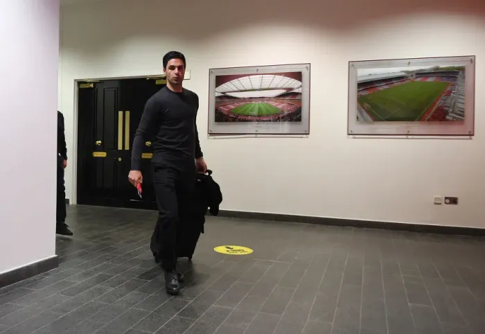 Framed Print : Mikel Arteta Before Arsenal vs. Leeds United, Premier League 2021-22 Framed Print : Mikel Arteta Before Arsenal vs. Leeds United, Premier League 2021-22