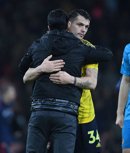 Mikel Arteta Consoles Distressed Granit Xhaka: A Moment of Comfort After Arsenal's Win at Bournemouth