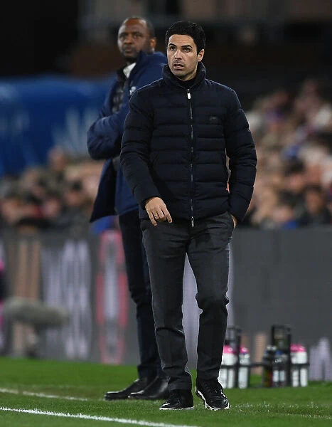 Mikel Arteta at Crystal Palace: Arsenal Manager in Intense Premier League Showdown, London 2022