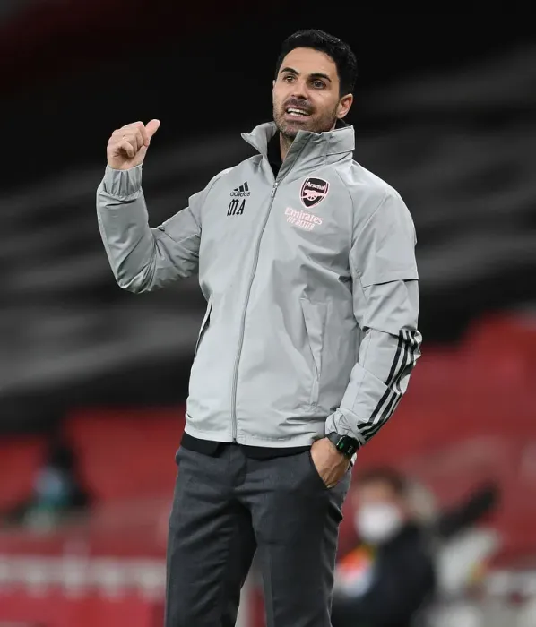 Framed Print : Mikel Arteta at Empty Emirates: Arsenal's UEFA Europa League Quarterfinal Battle Against Slavia Praha Amidst Coronavirus Restrictions