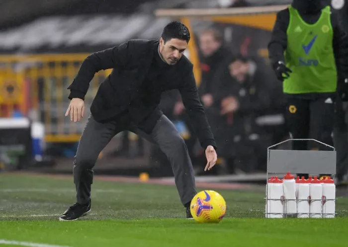 Framed Print : Mikel Arteta Faces Off Against Wolverhampton Wanderers in Premier League Clash Framed Print : Mikel Arteta Faces Off Against Wolverhampton Wanderers in Premier League Clash