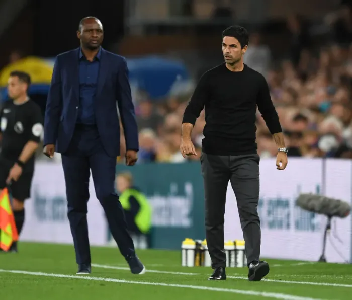 Framed Print : Mikel Arteta Kicks Off Arsenal's 2022-23 Premier League Campaign at Crystal Palace