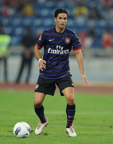 Mikel Arteta Leads Arsenal in 2012 Malaysia Pre-Season Match