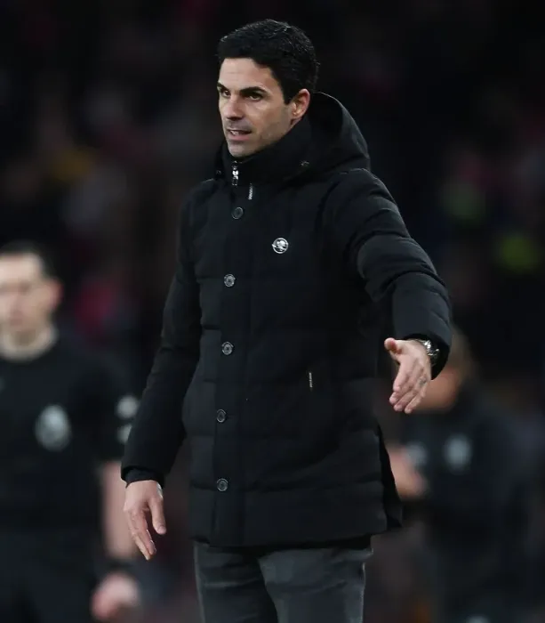Framed Print : Mikel Arteta Leads Arsenal Against Brentford in Premier League Clash, Emirates Stadium, London, 2023