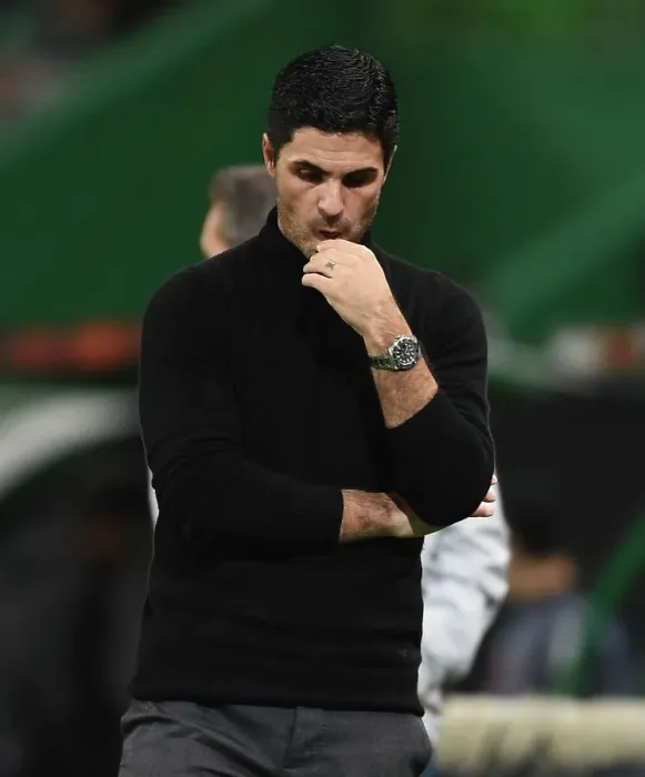 Framed Print : Mikel Arteta Leads Arsenal in Europa League Clash against Sporting Lisbon Framed Print : Mikel Arteta Leads Arsenal in Europa League Clash against Sporting Lisbon