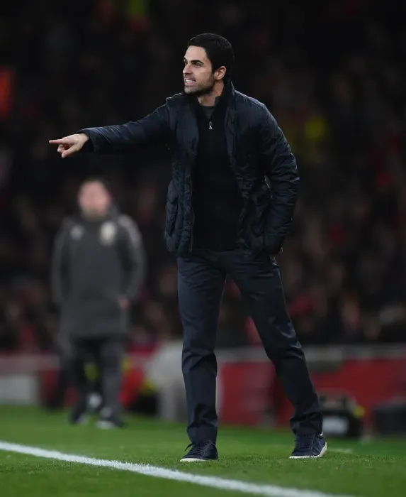 Framed Print : Mikel Arteta Leads Arsenal Against Leeds United in FA Cup Third Round Framed Print : Mikel Arteta Leads Arsenal Against Leeds United in FA Cup Third Round
