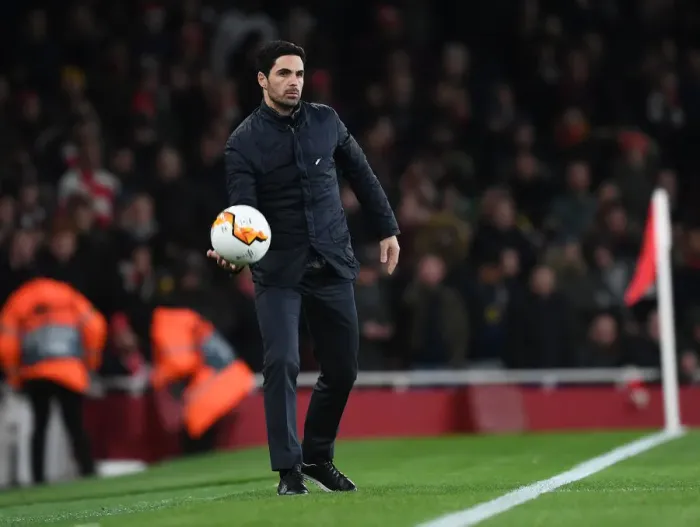 Framed Print : Mikel Arteta Leads Arsenal Against Olympiacos in Europa League Clash Framed Print : Mikel Arteta Leads Arsenal Against Olympiacos in Europa League Clash