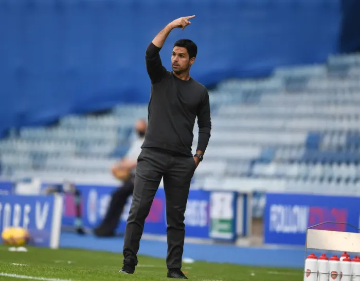 Framed Print : Mikel Arteta Leads Arsenal in Pre-Season Friendly Against Rangers at Ibrox Stadium Framed Print : Mikel Arteta Leads Arsenal in Pre-Season Friendly Against Rangers at Ibrox Stadium