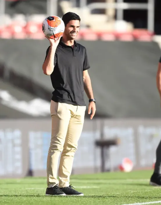 Framed Print : Mikel Arteta Leads Arsenal Against Southampton in June 2020 Framed Print : Mikel Arteta Leads Arsenal Against Southampton in June 2020